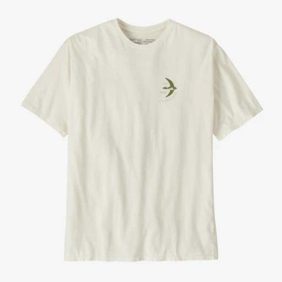 Patagonia Other - Patagonia Men's Granite Swift Organic T-Shirt Size Medium Birch White NWT